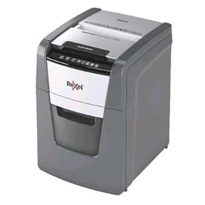 Rexel optimum autofeed+ 100m distruggidocumenti a microparticelle cestino 34 lt capacita` 100 fogli grigio