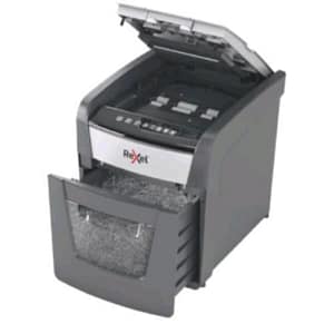 Rexel optimum autofeed+ 50x distruggidocumenti a frammento cestino 20lt capacita` 50 fogli grigio