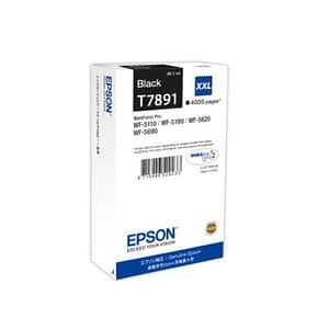 Epson cartucca ink-jet t789 xxl nero per workforce pro wf-5110dw, wf-5190dw wf-5620dwf, wf-5690dwf