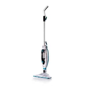 Ariete steam mop foldable pulitore a vapore verticale 0.35 litri 1500w blu-bianco