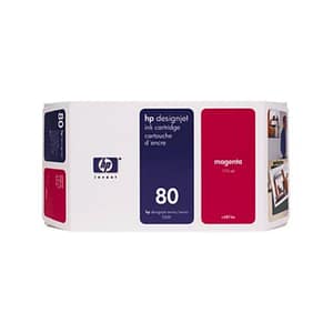 Hp 80 cartuccia inket magenta 350ml