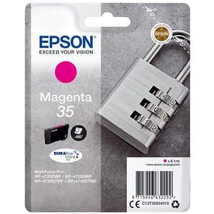 Epson c13t35834010 magenta lucchetto per wf-4720dwf wf-4725dwf wf-4740dtwf