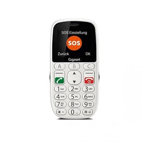 Gigaset gl390 easy phone senior 2.2 dual sim tasto grandi torcia radio tasto sos italia bianco