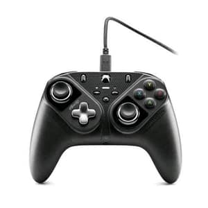 Thrustmaster eswap s pro controller gamepad cablato su licenze ufficiali xbox series x|s e windows black