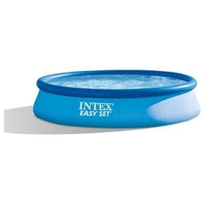 Intex 28158np piscina fuori terra easy set rotonda pompa filtro 2006 l-h 9729 l pvc azzurro 457×84 cm 457×84 cm con pompa filtro