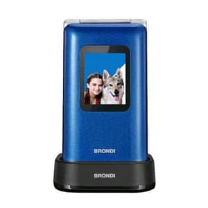 Brondi amico prezioso dual sim 2.8 32m+32m tasti grandi tasto sos fotocamera 1.3 mp blue metal