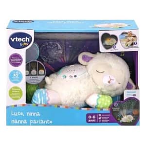 V-tech luce ninna nanna parlante dolce pecorella 3 in 1 proietore luminoso peluches modulo elettronico staccabile