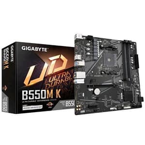 Gigabyte b550m k 1.0 scheda madre amd b550 socket am4 micro atx displayport hdmi