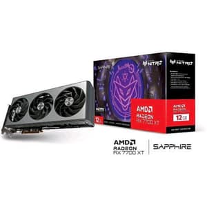 Sapphire nitro+ amd radeon rx 7700 xt gaming oc 12gb gddr6 triple fan 2 x hdmi 2 x dp