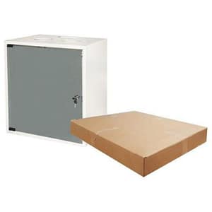 Link lk1912u40e armadio rack 19“ disassemblato 12 unita da muro per reti porta vetro grigio