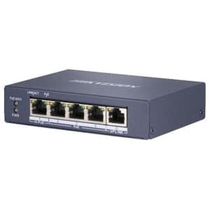 Hikvision ds-3e0505hp-e switch non gestito l2 4 porte gigabit 10/100/1000 poe 60 w + 1 uplink gigabit rj45