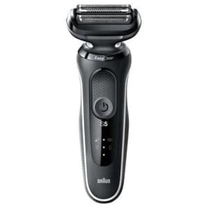 Braun rasoio da barba serie 5 easyclean white-black