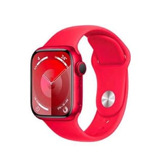 Apple watch series 9 gps 41mm aluminium case red con cinturino sport band red m/l