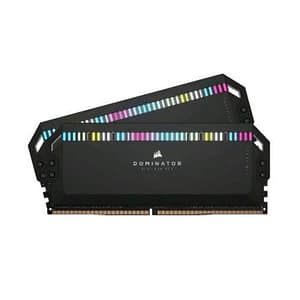 Corsair dominator platinum rgb kit memoria ram 2x16gb 32gb totali ddr5 6.000mhz tenologia ddr5 tipologia dimm 288-pin cas 36 black