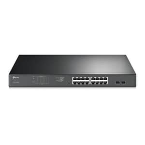 Tp-link tl-sg1218mpe switch di rete gestito gigabit ethernet 10-100-1000 nero supporto power over ethernet