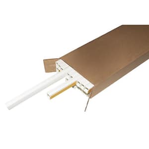 Link confezione 26 canaline passacavi adesive in pvc 1mt dimensioni 25x16mm con coperchio scorrevole bianco 26mt in totale