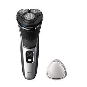 Philips s3143/00 rasoio elettrico ricaricabile wet & dry nero argento