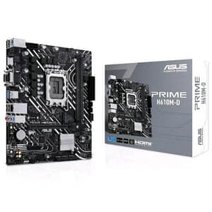 Asus prime h610m-d scheda madre micro atx socket 1700 intel h610 express 2x ddr5 – m.2 pcie 3.0 – usb 3.0 – pci-express 4.0 16x