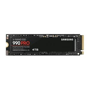 Samsung ssd 990 pro 4.000gb m.2 pcie 4.0 x4 nvme 2.0 lettura 7450 mb/s scrittura 6900 mb/s