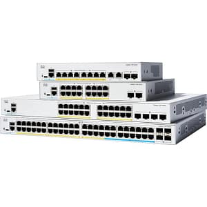 Cisco catalyst 1300-8fp-2g switch gestito l3 – 8 x 10/100/1000 (poe+) + 2 x combo gigabit sfp/rj-45 – poe+ (120 w) montabile su rack