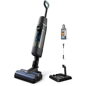Philips xw7110/01 aquatrio cordless lavapavimenti senza filo wet e dry 3 modalita` di pulizia grigio