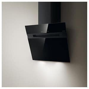Elica stripe bl-a-90-lx cappa a parete nero 1200 mÂ³-h classe c