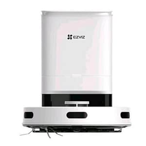 Ezviz re5 plus robot aspirapolvere con base svuotapolvere da 4 lt. capacita` aspirante 4.000pa rilevamento tappeti bianco