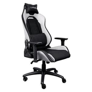 Trust gxt714 ruya gaming chair sedia gaming altezza ed inclinazione schienale regolabili con funzione di blocco braccioli 3d nero/bianco