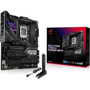 Asus rog strix z790-e gaming wifi ii intel z790 lga 1700 atx wi-fi 7 2.5 gigabit ethernet