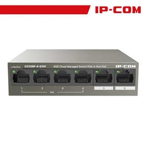 Ip-com g2206p-4-63w switch di rete gestito 4 porte rj-45 full duplex supporto poe