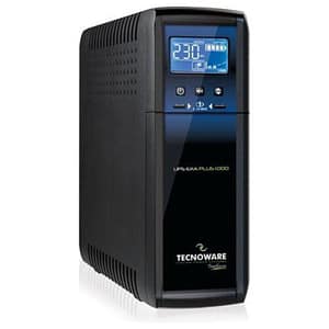 Tecnoware ups exa plus 1000 va con avr display lcd e 2 porte usb nero