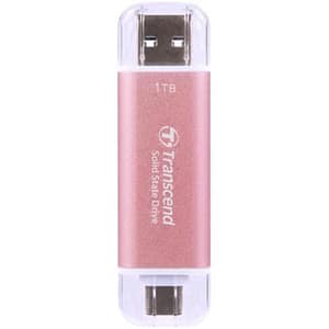 Transcend esd310 ssd esterno 1.000gb usb a e usb-c 3.2 gen 2 (3.1 gen 2) 10 gbit/s rosa