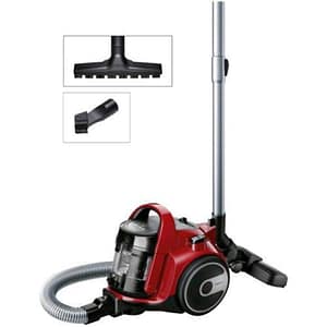 Bosch bgc05aaa2 aspirapolvere a carrello senza sacco 700w 1,5 litri 78db rosso-nero