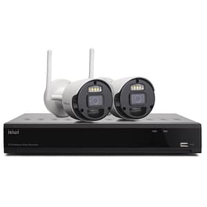 Isiwi isw-k1n8bf2mp-2 gen1 kit wireless nvr 8 canali 2 telecamere ip 1080p