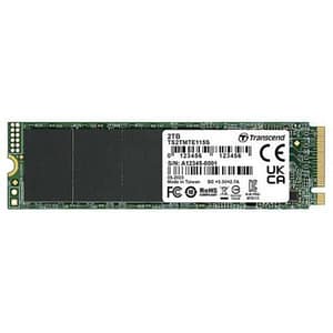 Transcend 115s ssd 2.000gb m.2 nvme pci express 3.0 3d nand lettura 3200 mb/s 200000 iops scrittura 1900 mb/s 250000 iops