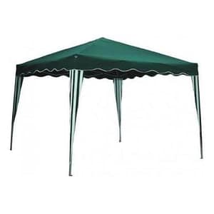 Gazebo tropikana mt.3×3 bianco-verde