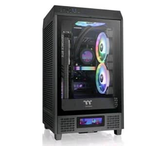 Thermaltake the tower 200 case mini tower pannello in vetro temperato black