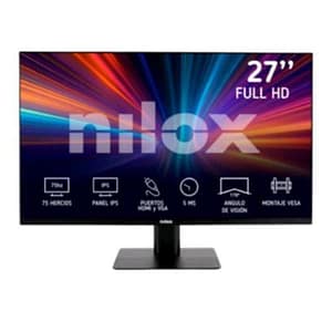 Nilox nxm27fhd11 27 led full hd ips 16:9 250 cd/mq 5ms contrasto 1000:1 75hz 1 x hdmi 1 x vga nero