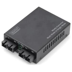 Digitus media converter fast ethernet singlemode-multimode connettori sc-sc