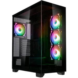 Kolink unity arena argb case mid-tower vetro temperato minitx/matx/e-atx/atx nero