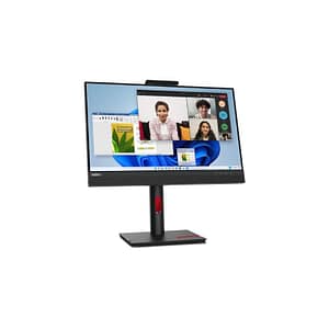 Lenovo tiny-in-one touch 23.8 led ips full hd touch screen 16:9 250 cd/mq 6 ms 1000:1 60hz web cam altoparlanti usb 1 x hdmi 1 x displayport nero rosso