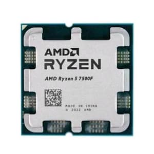 Amd ryzen 5 7500f processore 6 core 3.7ghz cache 32mb l3 socket am5 tray