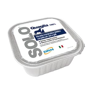 DRN Solo Quaglia Umido per Cani e Gatti