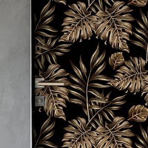 Pellicola adesiva Palm on black