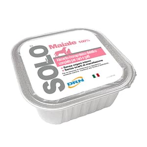 DRN Solo Maiale Umido per Cani e Gatti Peso Confezione 300 g