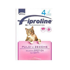 Formevet Fiproline Spot On Antiparassitario Gatto Capacità  4 X 0.5ml