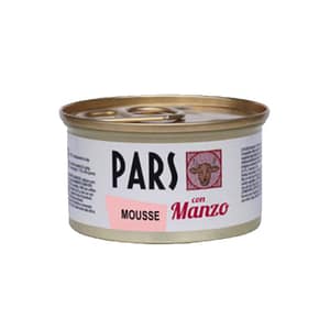Pars Mousse con Manzo per Cani e Gatti Peso Confezione 85 g – KIT 6x