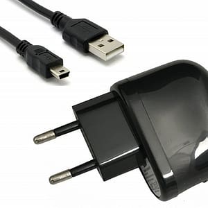 Alimentatore e cavo connessione Usb con attacco mini USB
