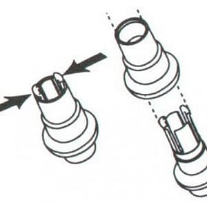 Raccordo whisper swivel e rotating connection