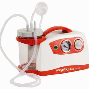 Aspiratore chirurgico NEW ASKIR 230/12V BR – con batteria – vaso 2 litri   RE 310211/01